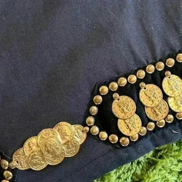 Vintage Coin Embellished Shirt - Picture 2 of 4